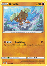 Binacle 103/192 Common | Rebel Clash | Pokemon Card