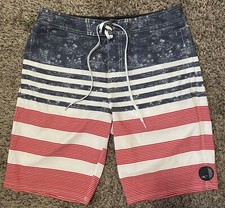 O  Neill American Flag, Boardshort, Swim trunks, Men  s Size 30 Surfing
