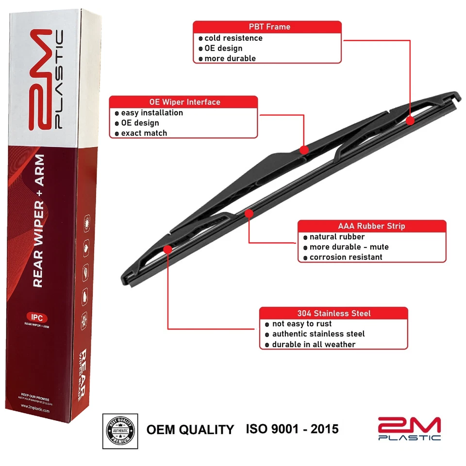 Brazo limpiaparabrisas trasero para Ford Focus 2012-2018 hatchback CV6Z-17526-C calidad OEM Foto 3 de 3