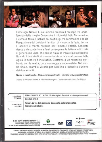 Le commedie di Eduardo De Filippo - Raccolta Completa (12 DVD) con Cofanetto ... - Foto 4 di 4