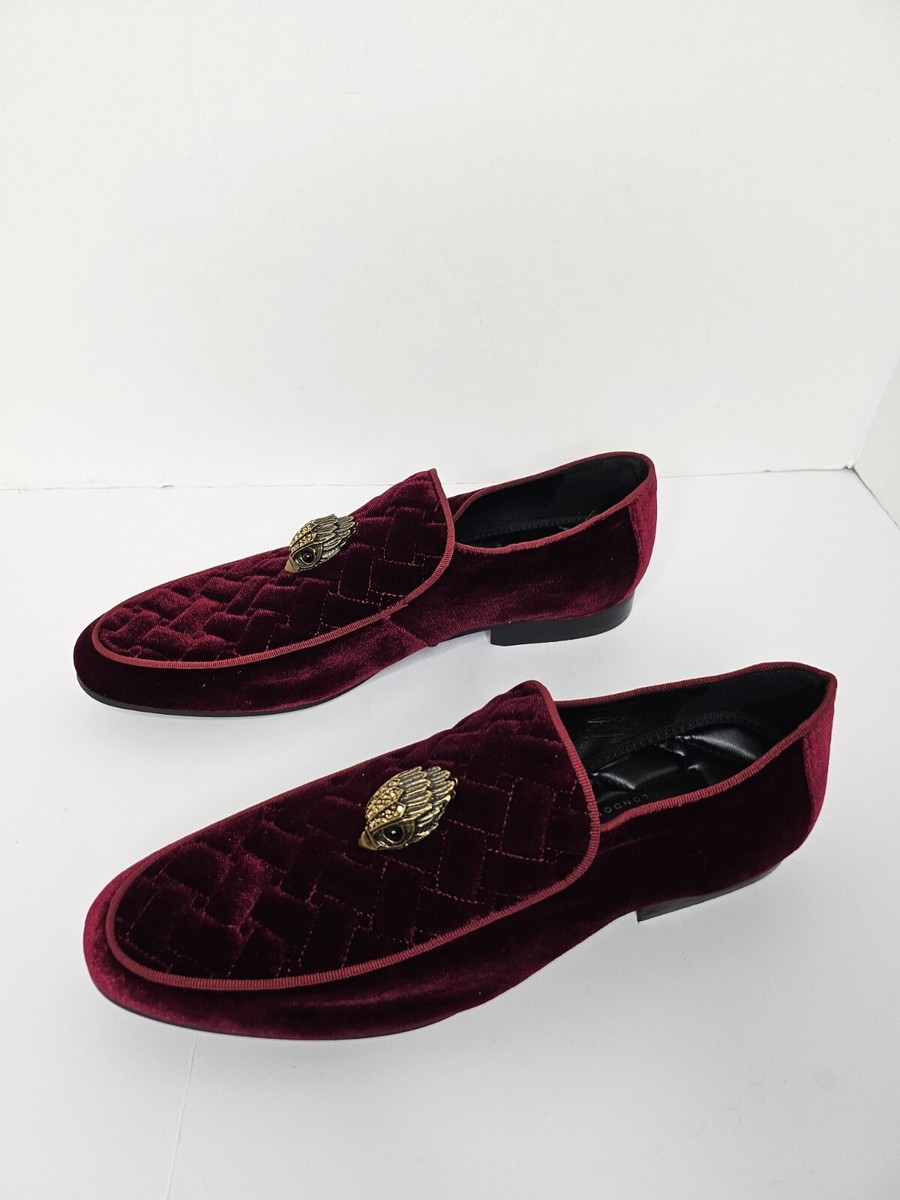 Kurt Geiger London Men 38.5 Hugh Red Loafers Quilted Patent Eagle Statement Prom Kurt Geiger London Men 38.5 Hugh Red Loafers Quilted Patent  main image 3