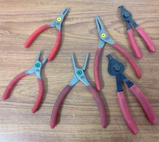 (130543) Mac Tools x4 & Matco x2 Snap Ring Pliers Set *Pre Owned*