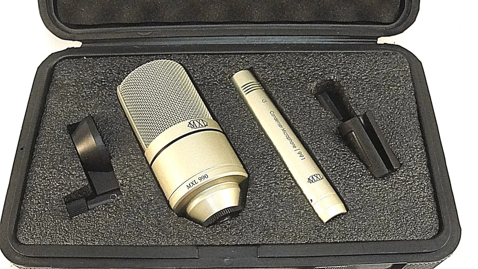 MXL 990 & 991 Recording Kit Microphone Pack W/ Case & Holders - Image 2 of 4
