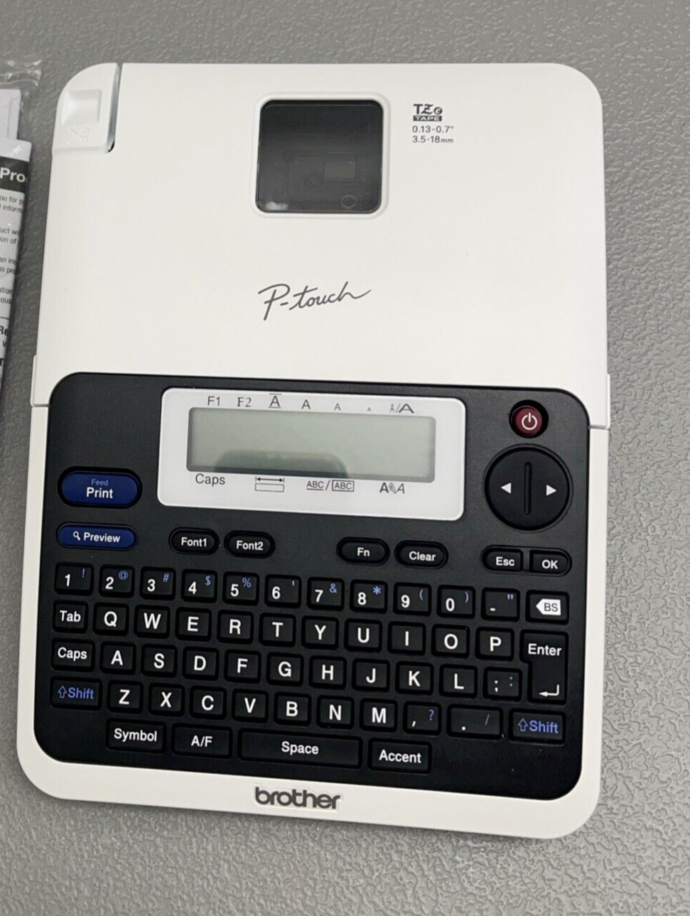 Brother P-Touch Monochrome Label Maker Printer Model PT-2040 (UNIT ONLY)