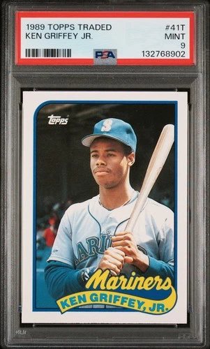 1989 Topps Traded Ken Griffey Jr. RC  PSA 9 Mint #41T