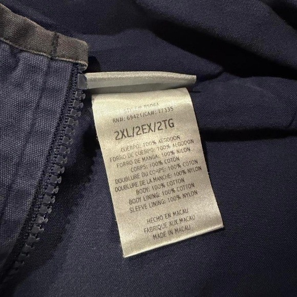 Reebok Dallas Cowboys navy blue jacket Size XXL #NFL thumbnail 4