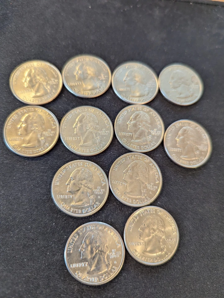 2001,2003,2004,2005,2009  QUARTER SET P+D 12  quarters! - Image 3 of 4