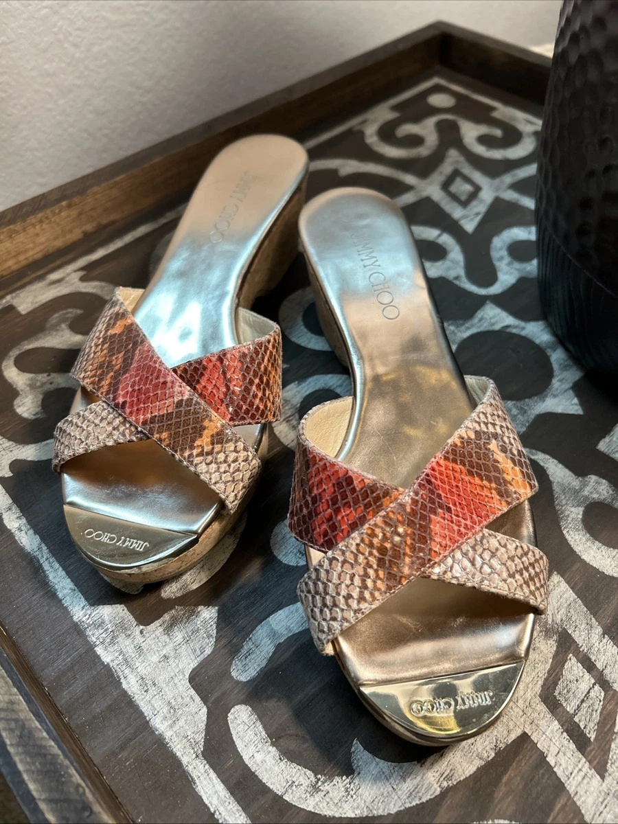 Jimmy Choo Snake Wedge Heels for Women for sale | eBay