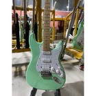 Electric Guitar Surf Green Maple Fingerboard White Pearl Pickguard