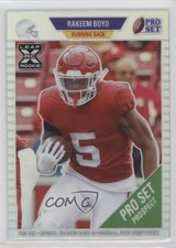 2021 Leaf Pro Set Metal 1989 Silver Rainbow 19/20 Rakeem Boyd #PA-RB1 Auto 4z8