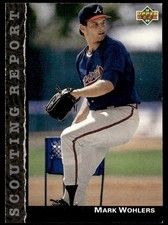 1992 Upper Deck Scouting Report Mark Wohlers Rookie Atlanta Braves #SR24