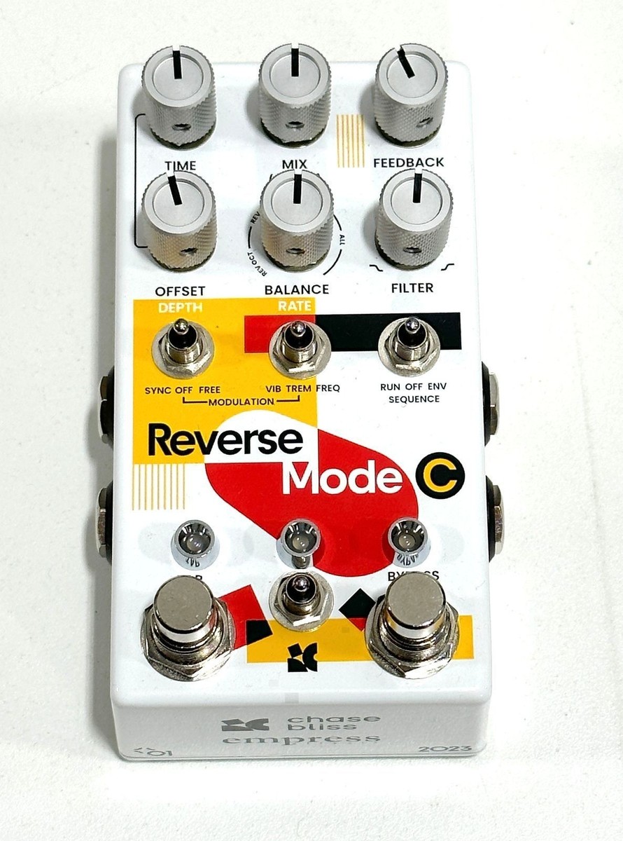 Chase Bliss Audio Reverse Mode C 2023 - White Graphic | eBay