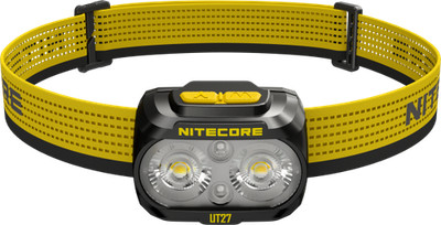 Nitecore UT27 2024 LED-Stirnlampe, Dual Power, max. 800 Lumen, ultraleicht, gelb