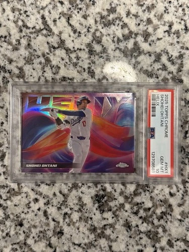 2025 TOPPS CHROME HELIX #HX1 SHOHEI OHTANI PSA 10