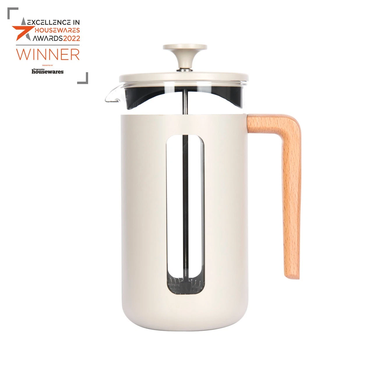 La Cafetiere Pisa Cafetiere, 8-Cup, Latte