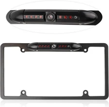 License Plate Backup Camera,HD Night Vision Reverse Camera with 8 LED,170°Wid...