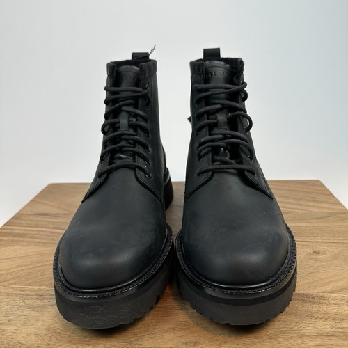 New Mens Cole Haan American Classics Plain Toe Black Waterproof Boots Size 9.5 M - Picture 3 of 8
