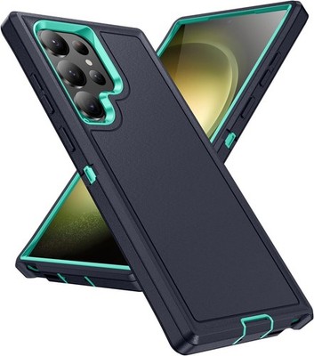 Designed for Samsung Galaxy S25 Ultra Case 3 in 1 Heavy Duty Rugged Shockproof