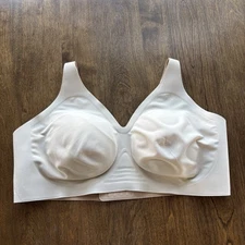 Knix Revolution V-Neck Bra Size XXXL++ Wireless Seamless Soft Cup Dune NWOT