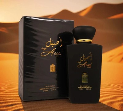 Assel Oud by Aura Fragrances Perfume Spray Unisex 100mL 3.4fl oz Made in UAE
