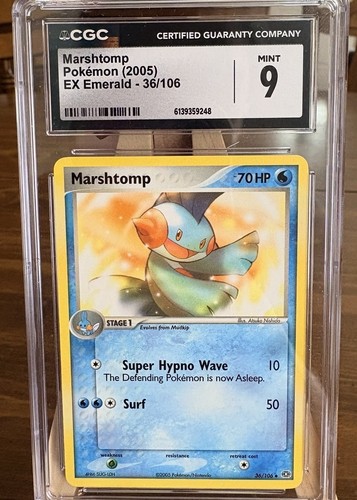 Marshtomp graded CGC 9 for sale on eBay