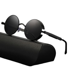 Retro Polarized Sunglasses Men Gothic Steampunk Driving Eyewear Classic Glasses
