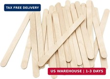 KTOJOY 200 Pcs Craft Sticks Ice Cream Sticks Natural Wood Popsicle Craft Sticks