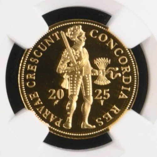 2025 Netherlands Gold Ducat NGC PF-69 Ultra Cameo TOP POP mintage 675 0.11 AGW