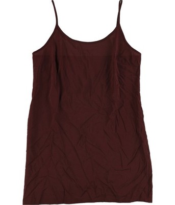 1.STATE Womens Basic Slip Dress, wine, XS