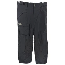 The North Face Hyvent Snow Pants Mens Large Ski Snowboard Lined Skiing Black