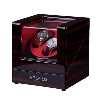 Uhrenbeweger APOLLO SINCE 1973  fur 2 uhr Exklusive Uhrenbox Uhrenkasten