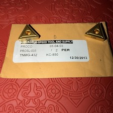 KENNAMETAL TNMG432 Carbide Inserts Grade KC850 2pcs G30