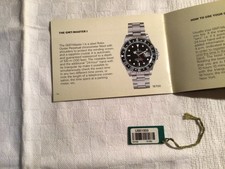 ROLEX GMT. MASTER 16700 CORREDO DEL 1992 IN INGLESE CON LIBRETTO E TAG