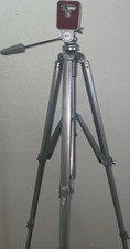 Japanese Bogen Aluminum Tripod 50in Pan/Tilt Head Adjustable legs for Camera
