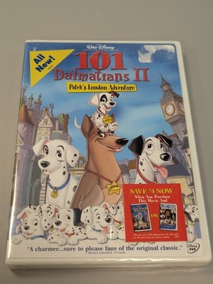 101 Dalmatians II : Patch s London Adventure (DVD, 2003) New Sealed DISNEY RARE