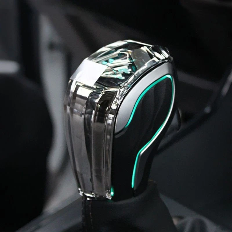 Cubierta de perilla de cambio de marchas de cristal para Hyundai Tucson Sonata Creta Santa Fe Elantra Foto 2 de 4