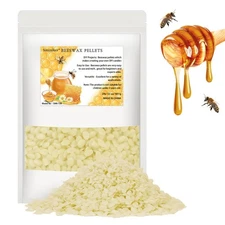 2LB Organic Beeswax Pellets - Candle Making, Skincare & Crafts - Pure & Natural
