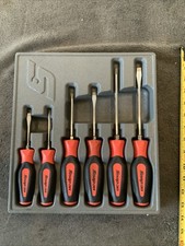 Snap On 6pc Orange Screwdriver Set.see Pics..