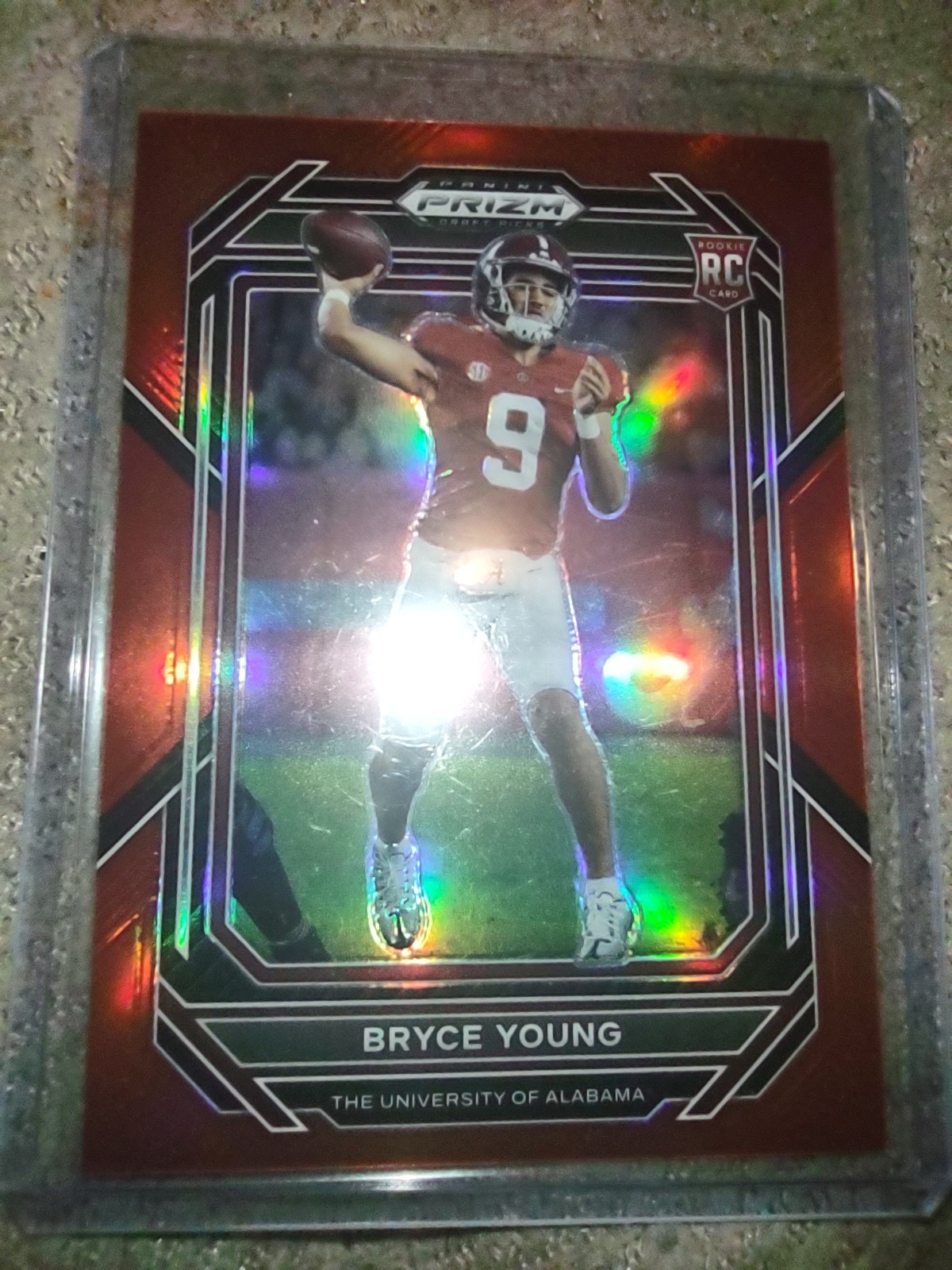 2023 Panini Prizm Draft Picks - Bryce Young #101 Red Prizm /299 (RC)