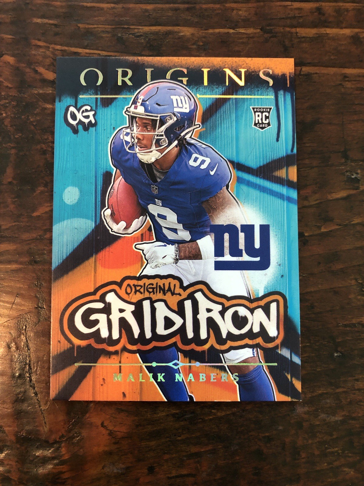 2024 Panini Origins OG Gridiron #9 Malik Nabers Rookie. 🔵NY Giants🔴
