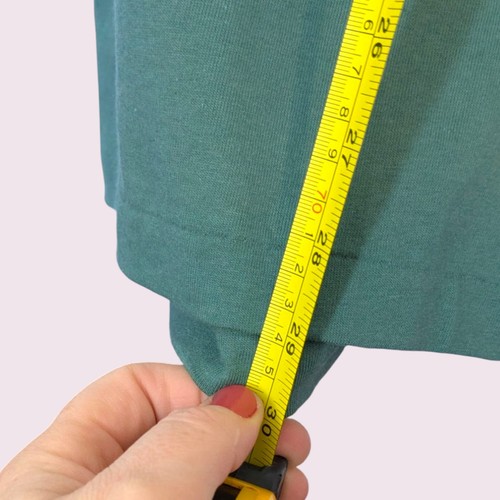 Vintage 90s Alore Vermont Puff Font T-shirt Made In USA Green Single Stitch L - Picture 9 of 11