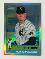 2025 Topps Heritage #636 Scott Effross Chrome Refractor New York Yankees