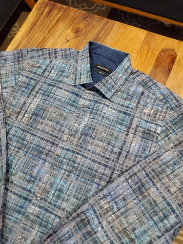 Bugatchi Button Up Shirt Men's XL Colorful Unique - Picture 2 of 10