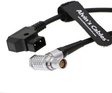 Power Cable D-Tap to 6 Pin Female Right Angle for RED DSMC2 Epic DJI Ronin 4D 1M