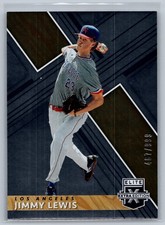 2019 Panini Elite Extra Edition 78 Jimmy Lewis SN999 Los Angeles Dodgers RC Card