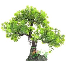 Aquarium Tree Decor Artificial Plastic Water Plant Fish Tank Bonsai 10.62 Inch