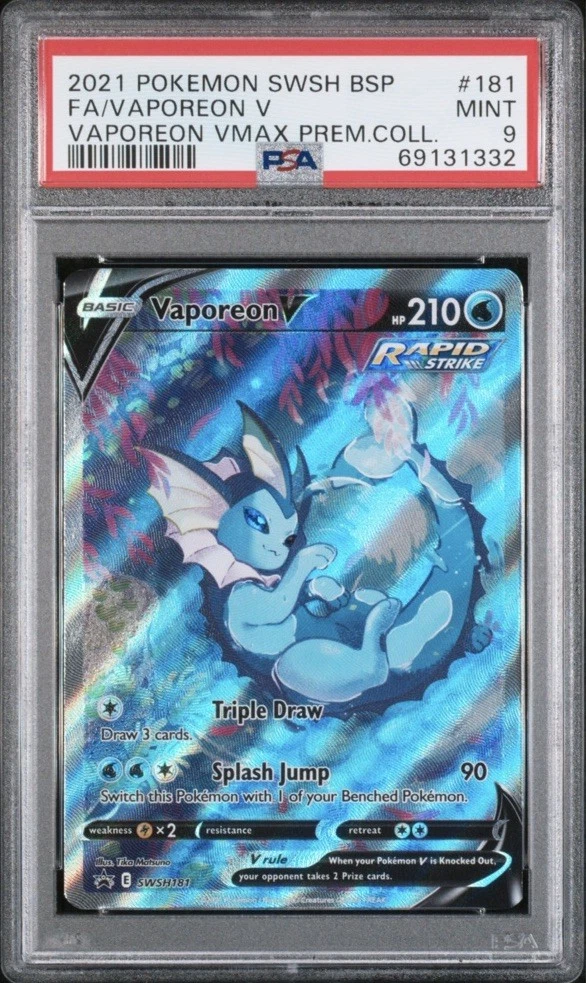 Vaporeon V Pokémon TCG Cards for sale | eBay