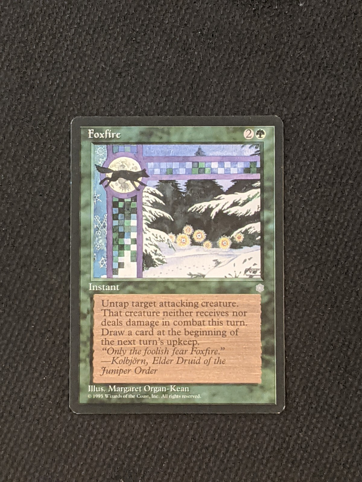 1995 Ice Age Foxfire Magic The Gathering Pack Fresh Unplayed