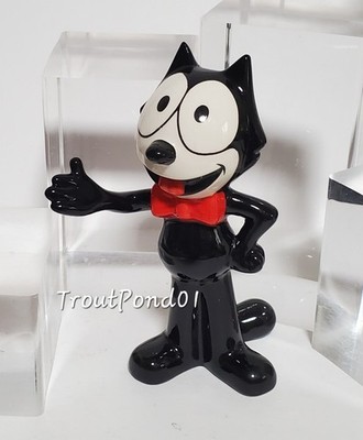 Wade Felix the Cat Red Bowtie FTCP 2009 Large 4 in Promo Porcelain Figurine