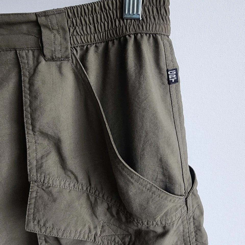 Columbia GRT Mens Large 100% Nylon Hiking Shorts Brown Cargo Outdoor - Image 3 of 4
